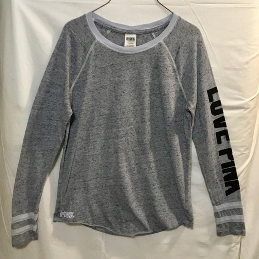 Victoria’s Secret PINK Gray Long Sleeve Top